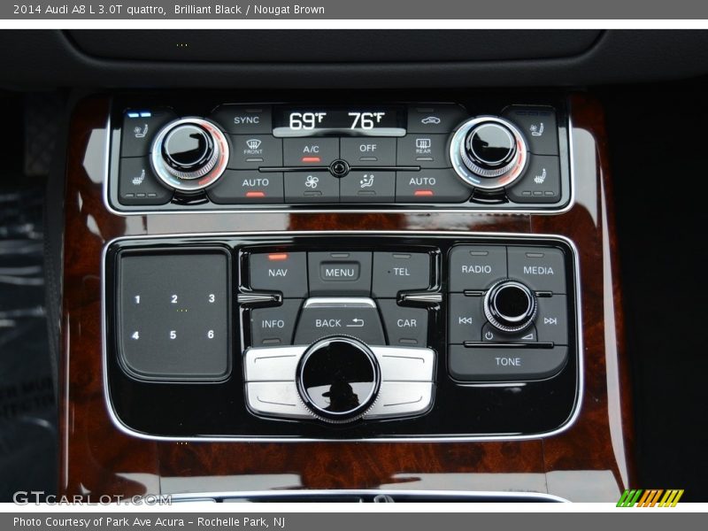 Brilliant Black / Nougat Brown 2014 Audi A8 L 3.0T quattro