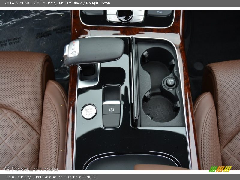 Brilliant Black / Nougat Brown 2014 Audi A8 L 3.0T quattro
