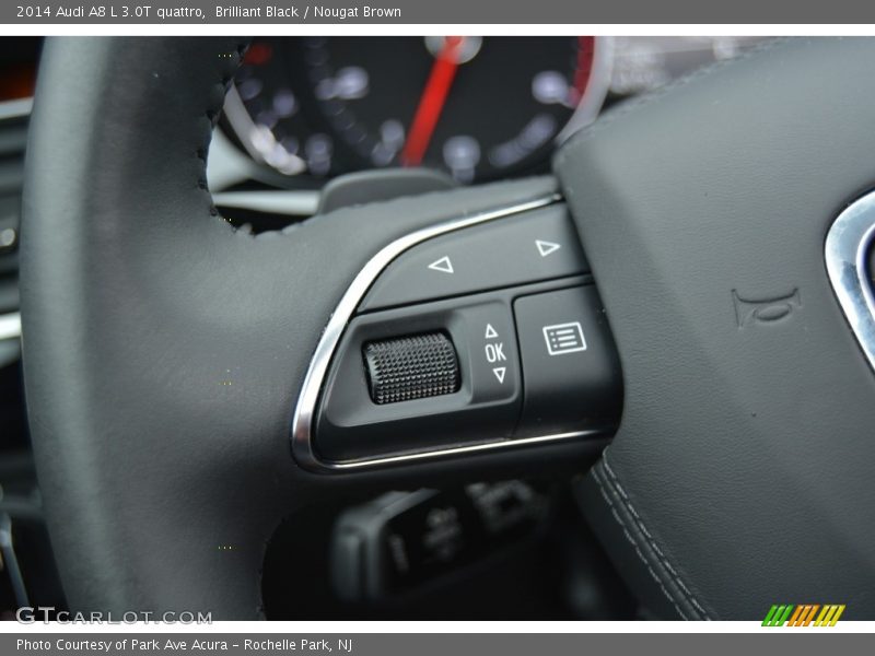 Brilliant Black / Nougat Brown 2014 Audi A8 L 3.0T quattro