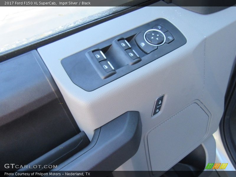 Ingot Silver / Black 2017 Ford F150 XL SuperCab