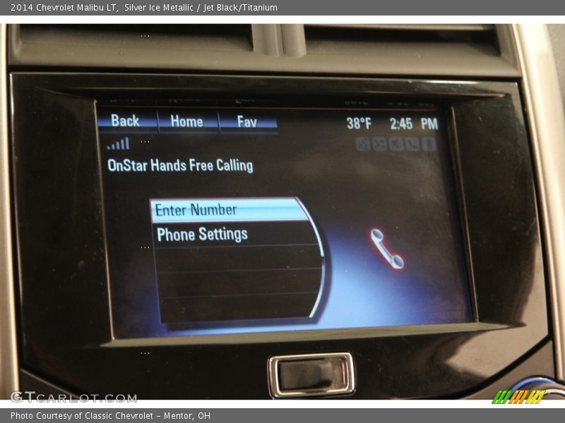 Silver Ice Metallic / Jet Black/Titanium 2014 Chevrolet Malibu LT