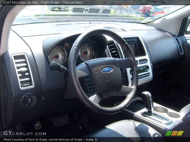 Creme Brulee / Charcoal Black 2007 Ford Edge SEL Plus