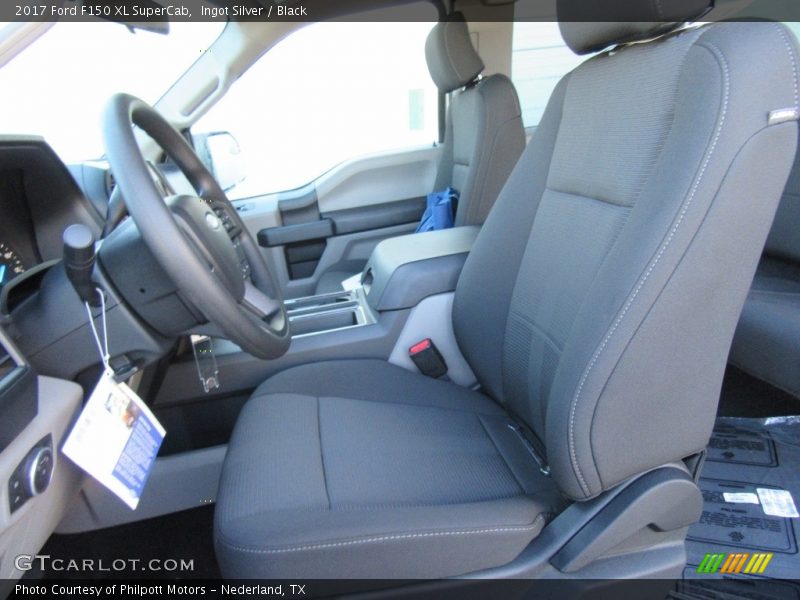 Front Seat of 2017 F150 XL SuperCab