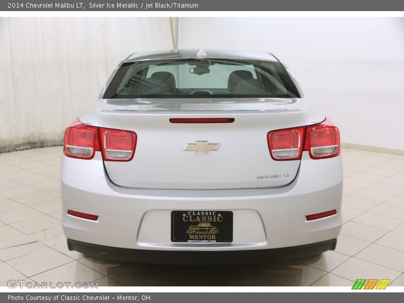 Silver Ice Metallic / Jet Black/Titanium 2014 Chevrolet Malibu LT