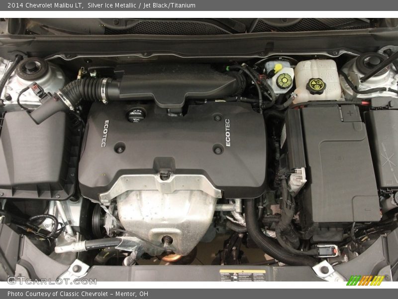 Silver Ice Metallic / Jet Black/Titanium 2014 Chevrolet Malibu LT