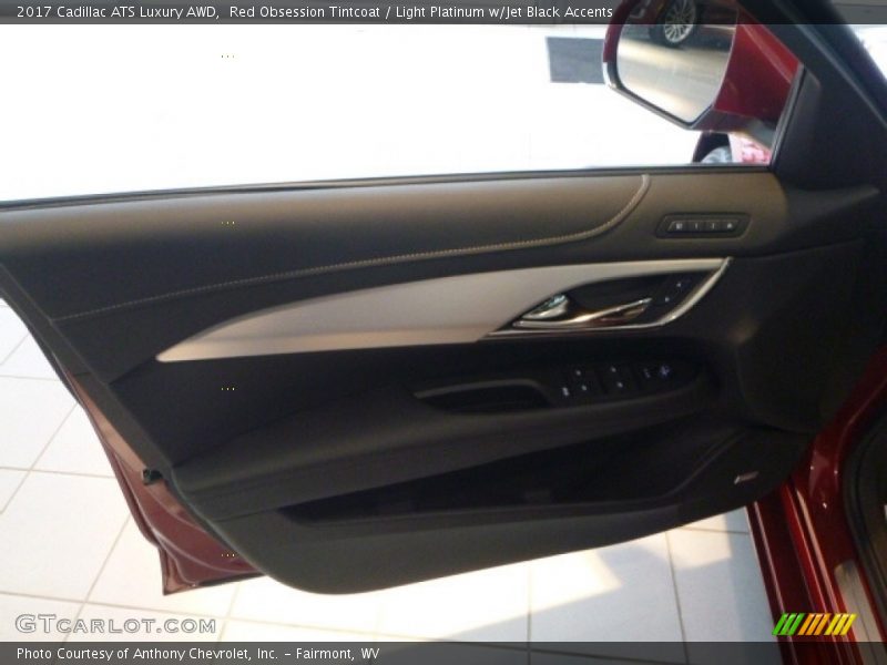 Red Obsession Tintcoat / Light Platinum w/Jet Black Accents 2017 Cadillac ATS Luxury AWD