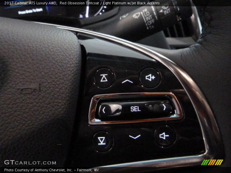 Red Obsession Tintcoat / Light Platinum w/Jet Black Accents 2017 Cadillac ATS Luxury AWD