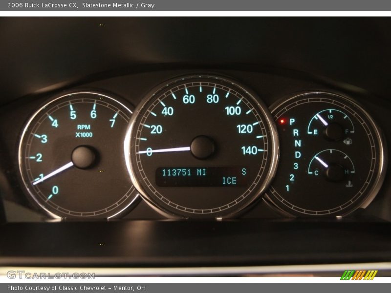 Slatestone Metallic / Gray 2006 Buick LaCrosse CX