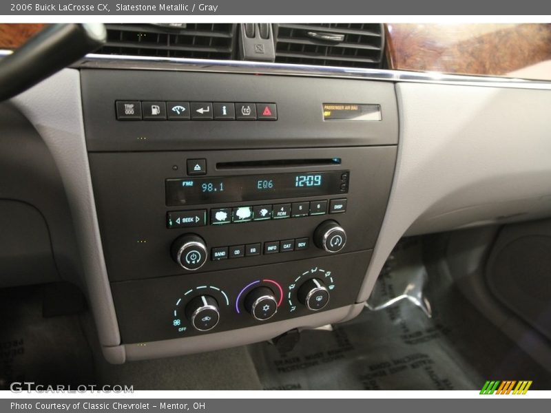 Slatestone Metallic / Gray 2006 Buick LaCrosse CX