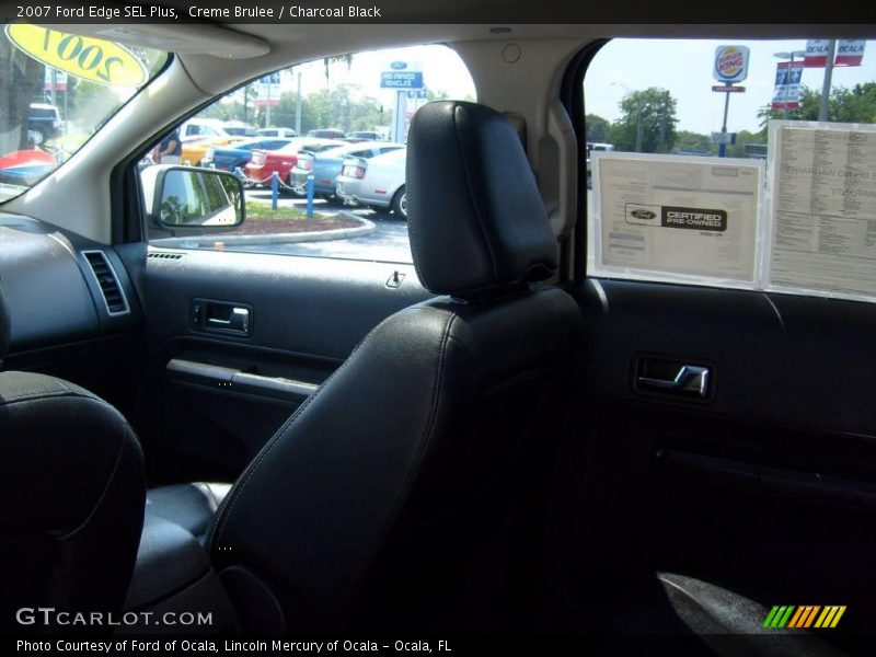 Creme Brulee / Charcoal Black 2007 Ford Edge SEL Plus