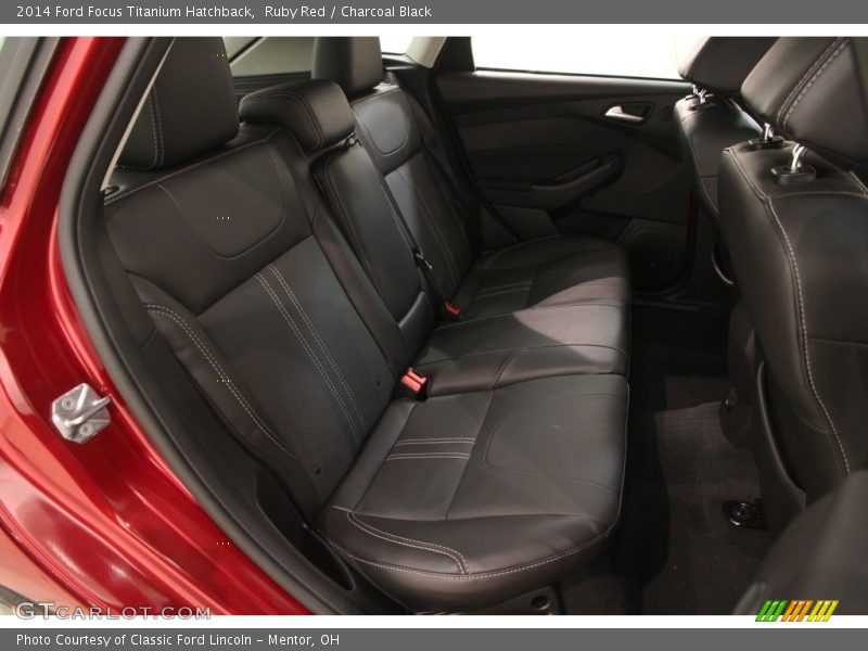 Ruby Red / Charcoal Black 2014 Ford Focus Titanium Hatchback