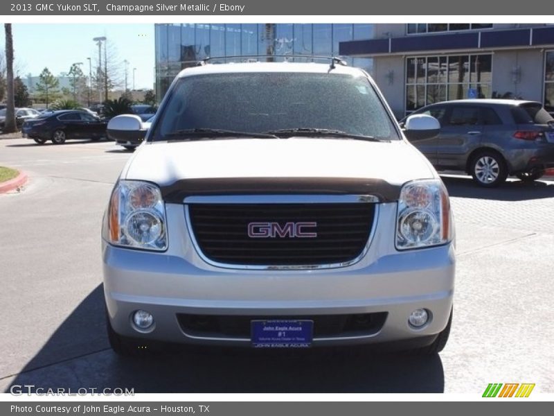 Champagne Silver Metallic / Ebony 2013 GMC Yukon SLT