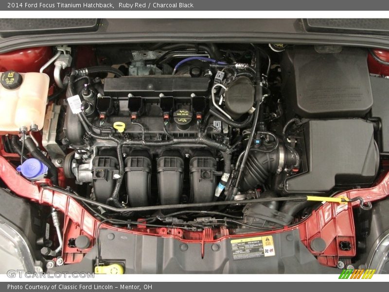 Ruby Red / Charcoal Black 2014 Ford Focus Titanium Hatchback