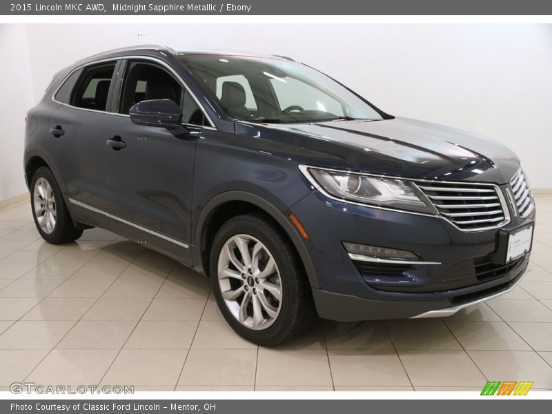 Midnight Sapphire Metallic / Ebony 2015 Lincoln MKC AWD
