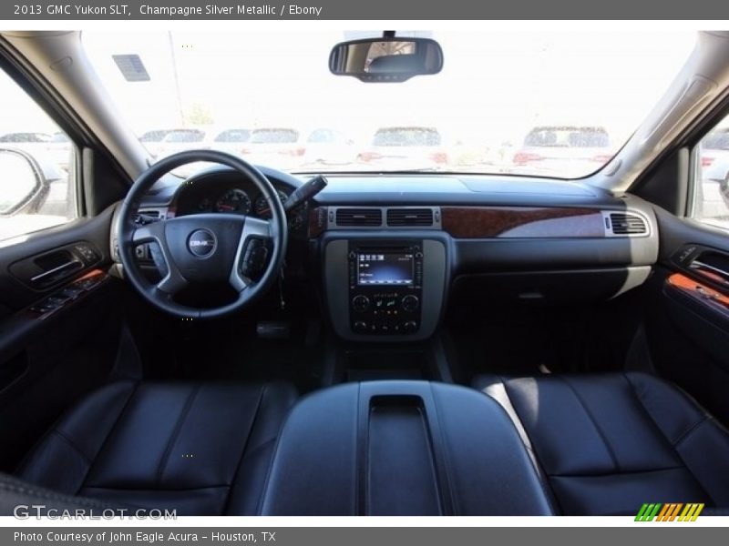 Champagne Silver Metallic / Ebony 2013 GMC Yukon SLT