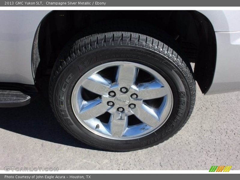 Champagne Silver Metallic / Ebony 2013 GMC Yukon SLT