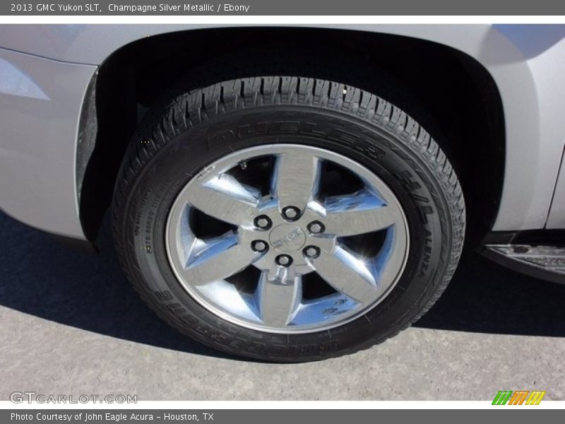 Champagne Silver Metallic / Ebony 2013 GMC Yukon SLT