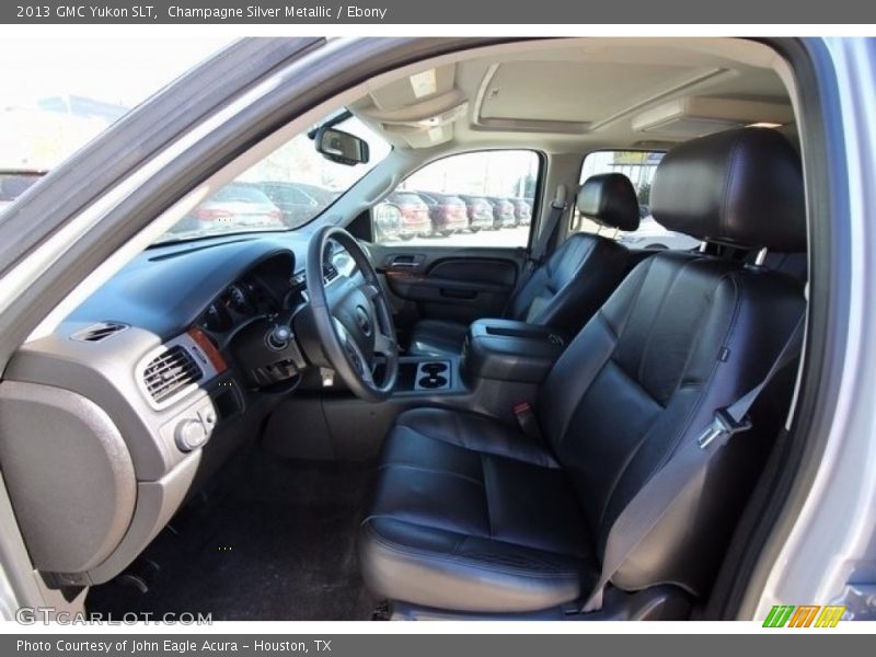Champagne Silver Metallic / Ebony 2013 GMC Yukon SLT