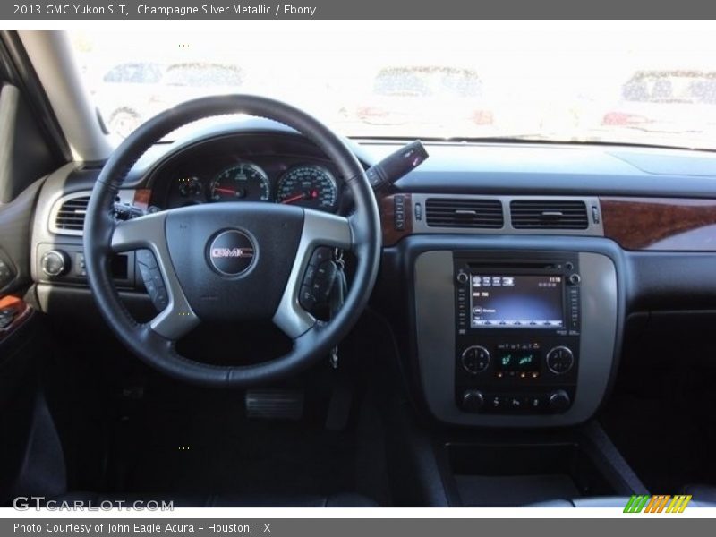 Champagne Silver Metallic / Ebony 2013 GMC Yukon SLT