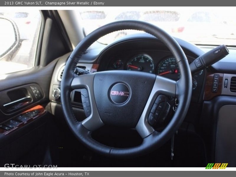 Champagne Silver Metallic / Ebony 2013 GMC Yukon SLT