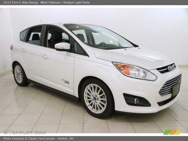 White Platinum / Medium Light Stone 2013 Ford C-Max Energi