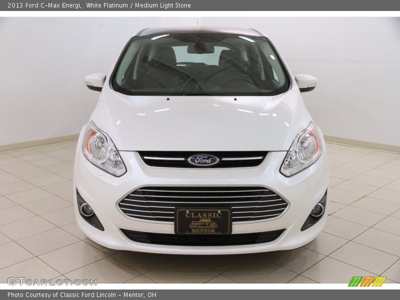 White Platinum / Medium Light Stone 2013 Ford C-Max Energi