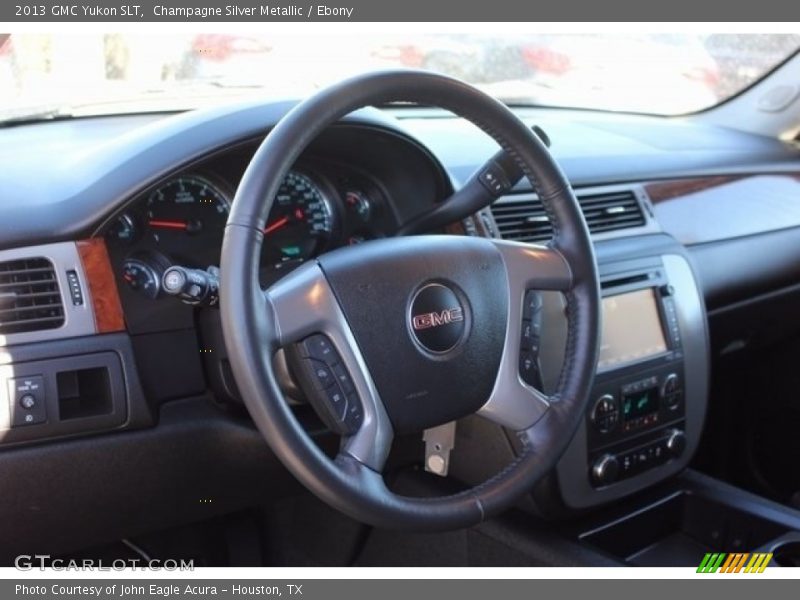 Champagne Silver Metallic / Ebony 2013 GMC Yukon SLT