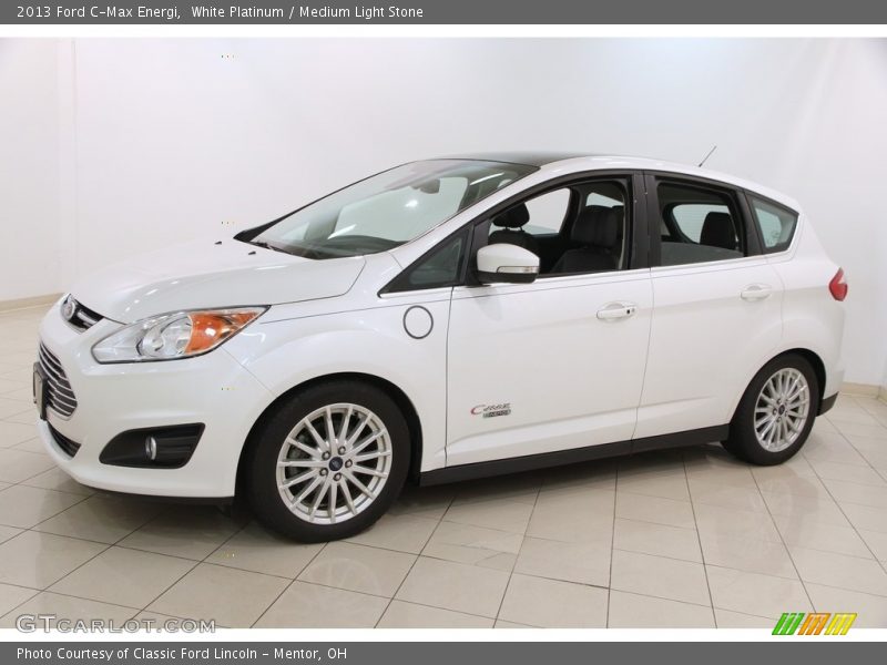 White Platinum / Medium Light Stone 2013 Ford C-Max Energi