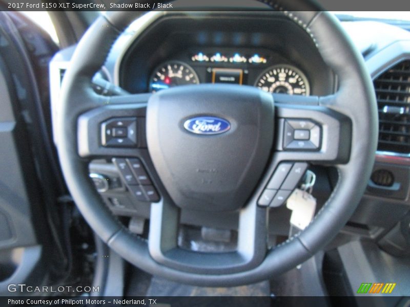Shadow Black / Black 2017 Ford F150 XLT SuperCrew