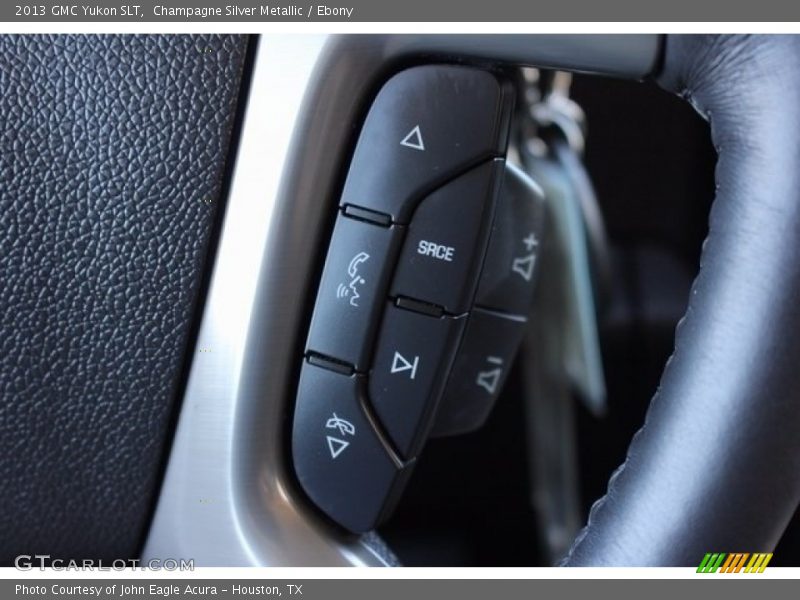 Champagne Silver Metallic / Ebony 2013 GMC Yukon SLT