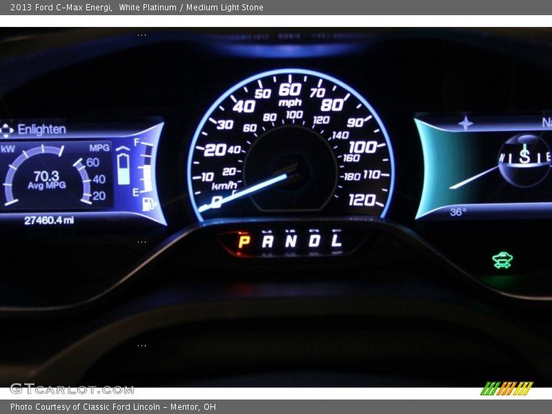White Platinum / Medium Light Stone 2013 Ford C-Max Energi