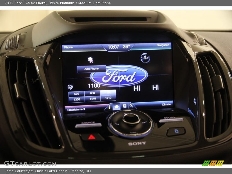 White Platinum / Medium Light Stone 2013 Ford C-Max Energi