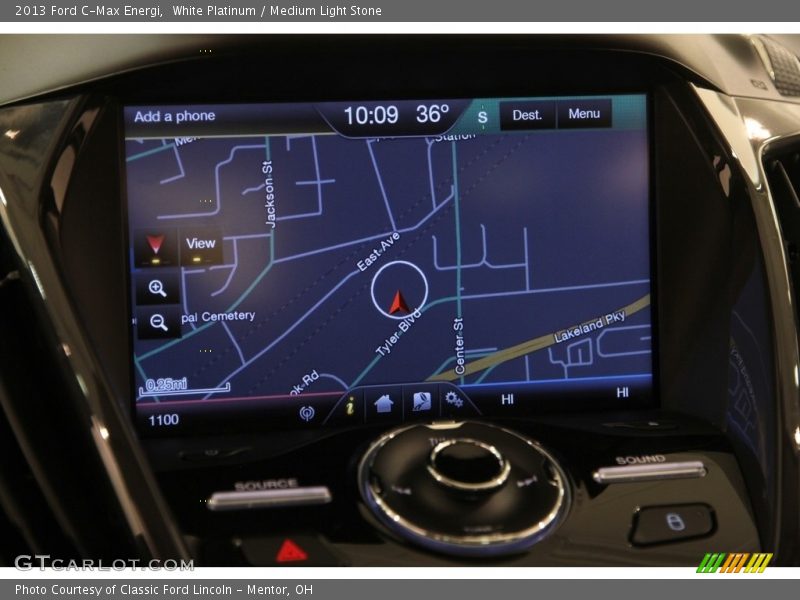 White Platinum / Medium Light Stone 2013 Ford C-Max Energi