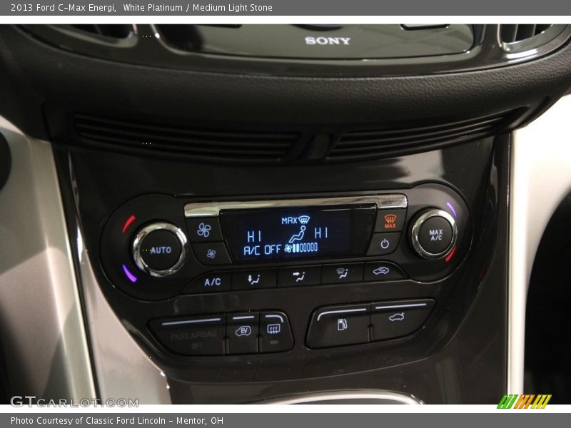 White Platinum / Medium Light Stone 2013 Ford C-Max Energi
