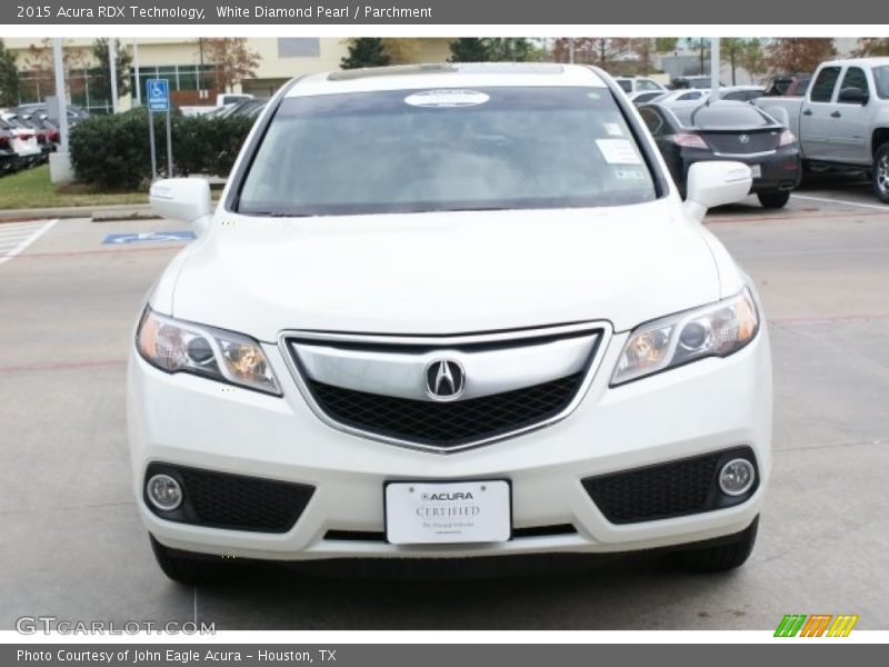 White Diamond Pearl / Parchment 2015 Acura RDX Technology