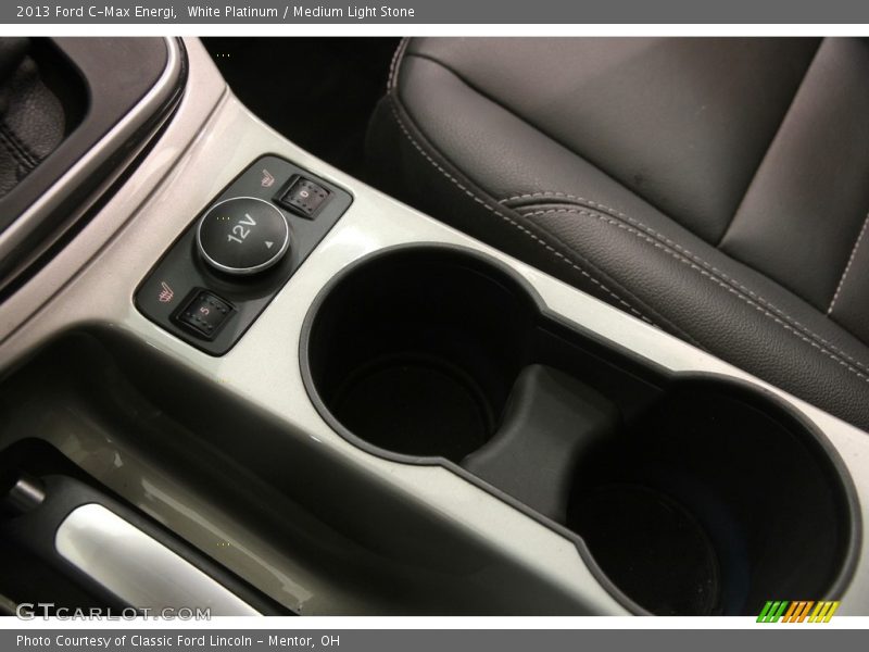 White Platinum / Medium Light Stone 2013 Ford C-Max Energi
