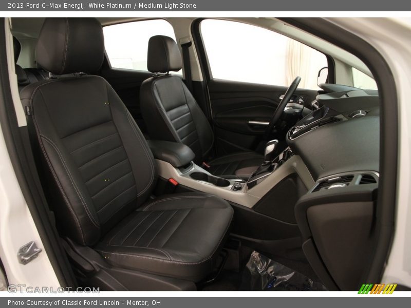 White Platinum / Medium Light Stone 2013 Ford C-Max Energi