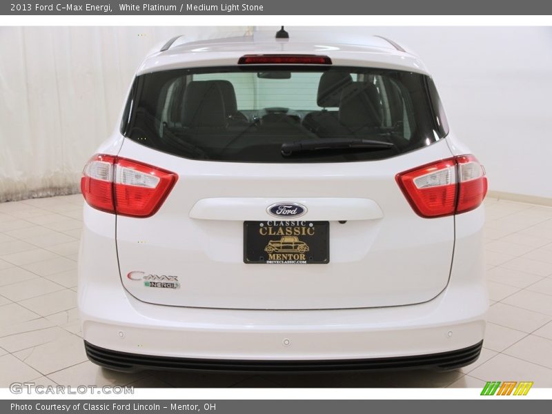 White Platinum / Medium Light Stone 2013 Ford C-Max Energi