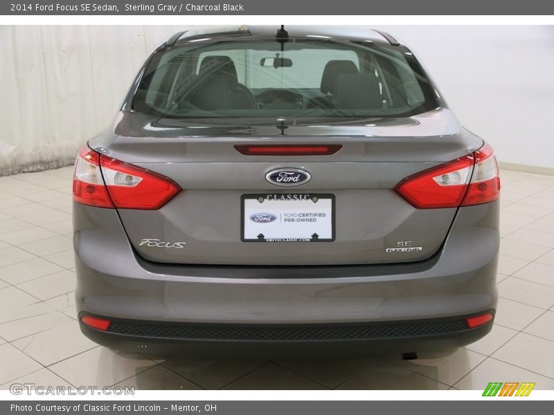 Sterling Gray / Charcoal Black 2014 Ford Focus SE Sedan