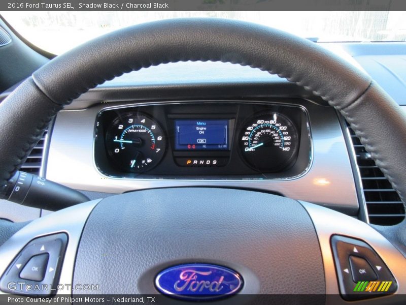 Shadow Black / Charcoal Black 2016 Ford Taurus SEL