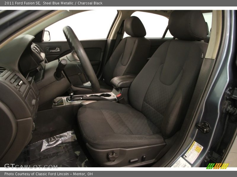Steel Blue Metallic / Charcoal Black 2011 Ford Fusion SE