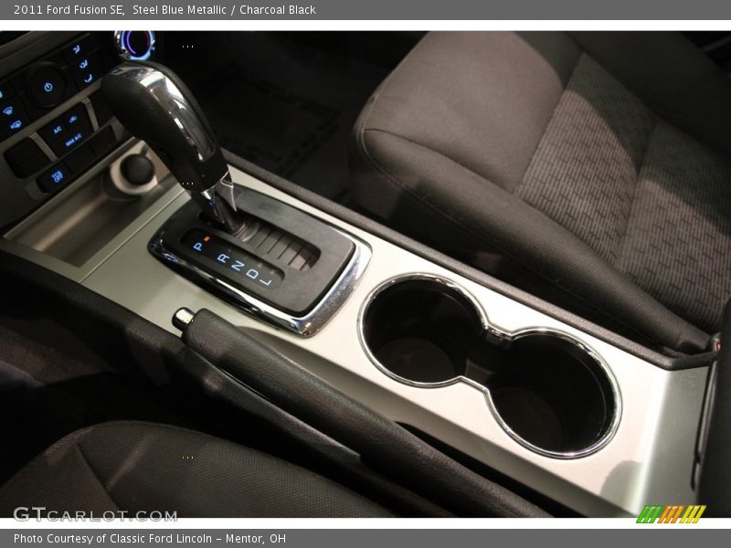 Steel Blue Metallic / Charcoal Black 2011 Ford Fusion SE