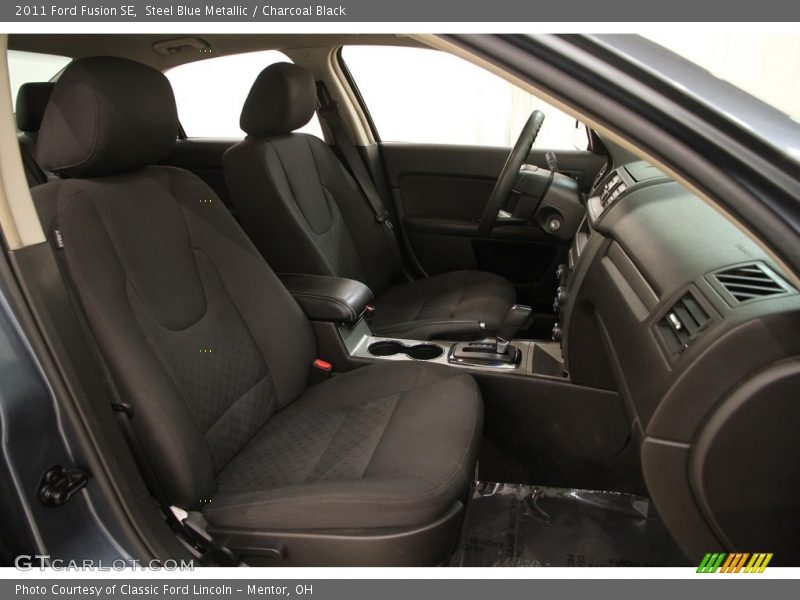 Steel Blue Metallic / Charcoal Black 2011 Ford Fusion SE
