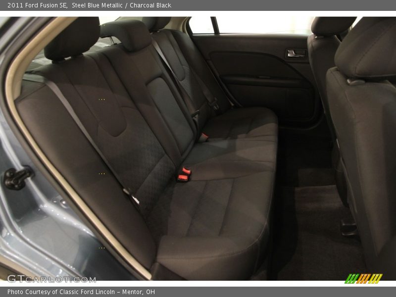 Steel Blue Metallic / Charcoal Black 2011 Ford Fusion SE