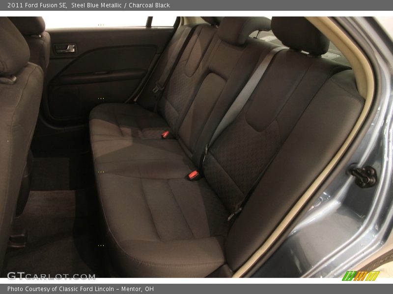 Steel Blue Metallic / Charcoal Black 2011 Ford Fusion SE