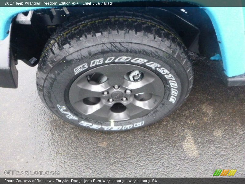 Chief Blue / Black 2017 Jeep Wrangler Freedom Edition 4x4