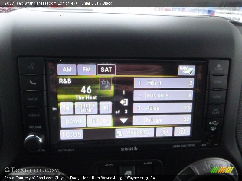 Controls of 2017 Wrangler Freedom Edition 4x4