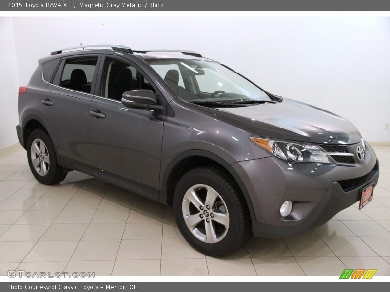 Magnetic Gray Metallic / Black 2015 Toyota RAV4 XLE