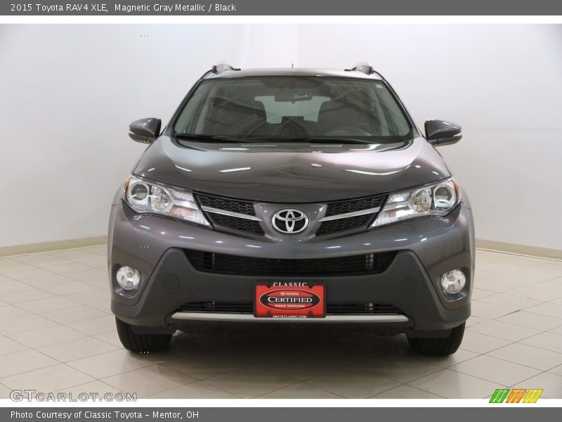 Magnetic Gray Metallic / Black 2015 Toyota RAV4 XLE