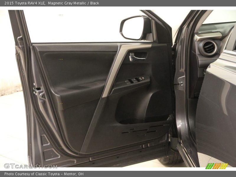 Magnetic Gray Metallic / Black 2015 Toyota RAV4 XLE